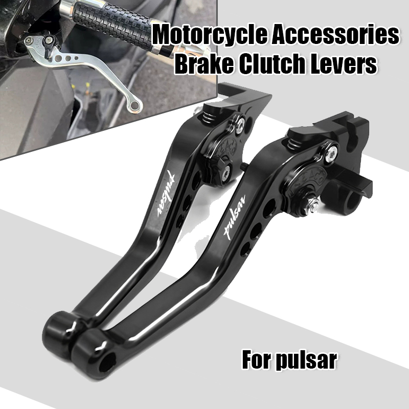Cnc Aluminum Adjustable Brake Clutch Levers - Untuk Motor Bajaj Pulsar 200 NS/200