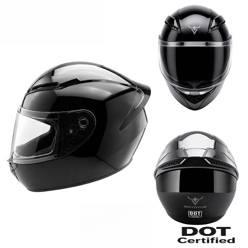 Helm Motor Full Face Unisex, D - Quick Release Buckle Motorcycle Helmet ulasan dan harga