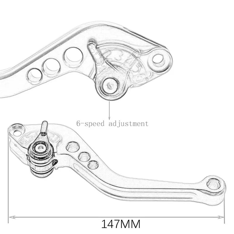Untuk Motor Bajaj Pulsar 200 N - Cnc Aluminum Adjustable Brake Clutch Levers ulasan dan harga