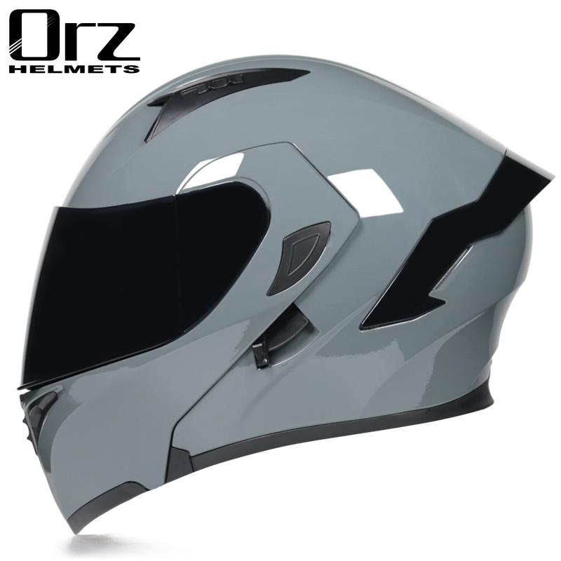Helm motor Flip Modular aman D - Modular Flip Up Motorcycle Helmet Dot Approved ulasan dan harga