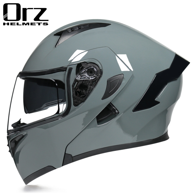 Helm motor Flip Modular aman D - Modular Flip Up Motorcycle Helmet Dot Approved ulasan dan harga