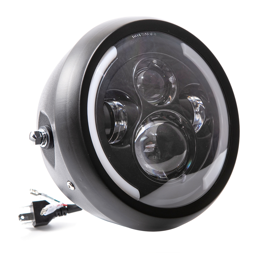 Lampu Depan Led Sepeda Motor 7 - Universal Motorcycle Led Headlight Projector ulasan dan harga