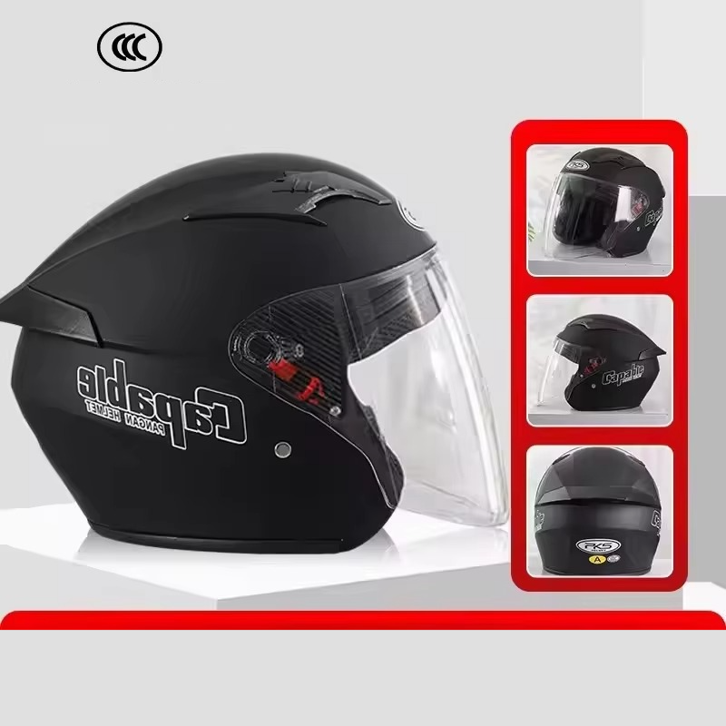 Helm Sepeda Motor Besar Pria U - Dual Visor Motorcycle Racing Helmet ulasan dan harga