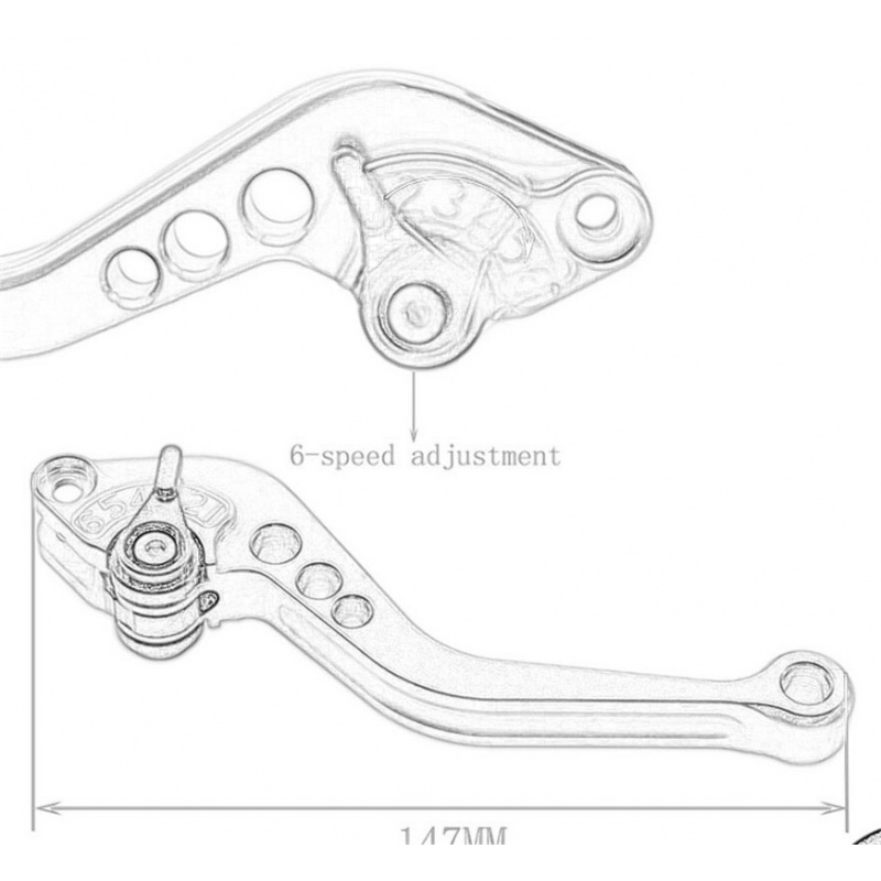 Untuk Kawasaki Versys 650 Vers - Cnc Aluminum Adjustable Brake Clutch Levers ulasan dan harga