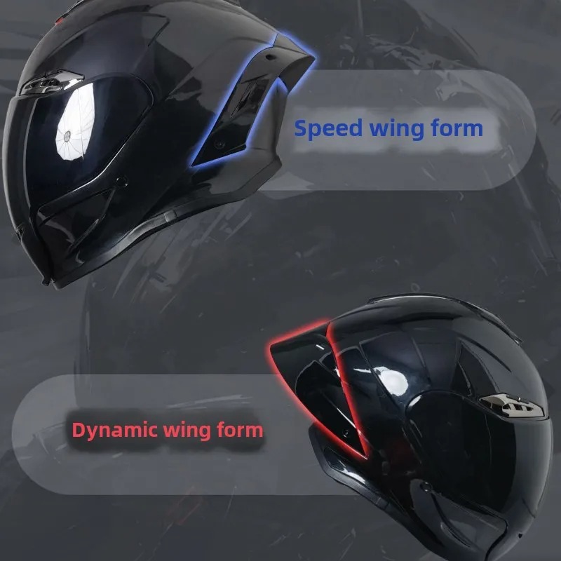 Helm Motor HOT dengan Sayap Be - Full Face Motorcycle Helmet With Bluetooth ulasan dan harga