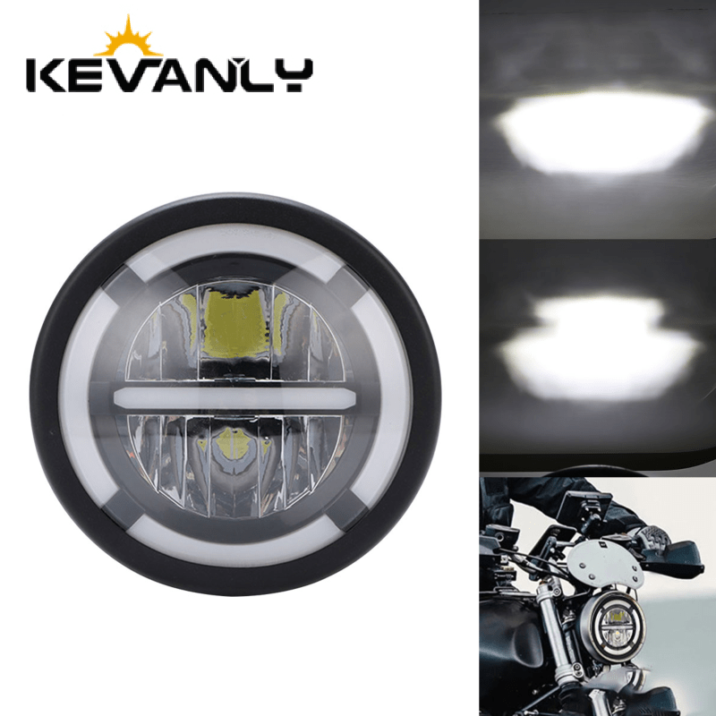 Lampu Depan LED 7 Inci untuk M - Universal Motorcycle Led Headlight Projector ulasan dan harga