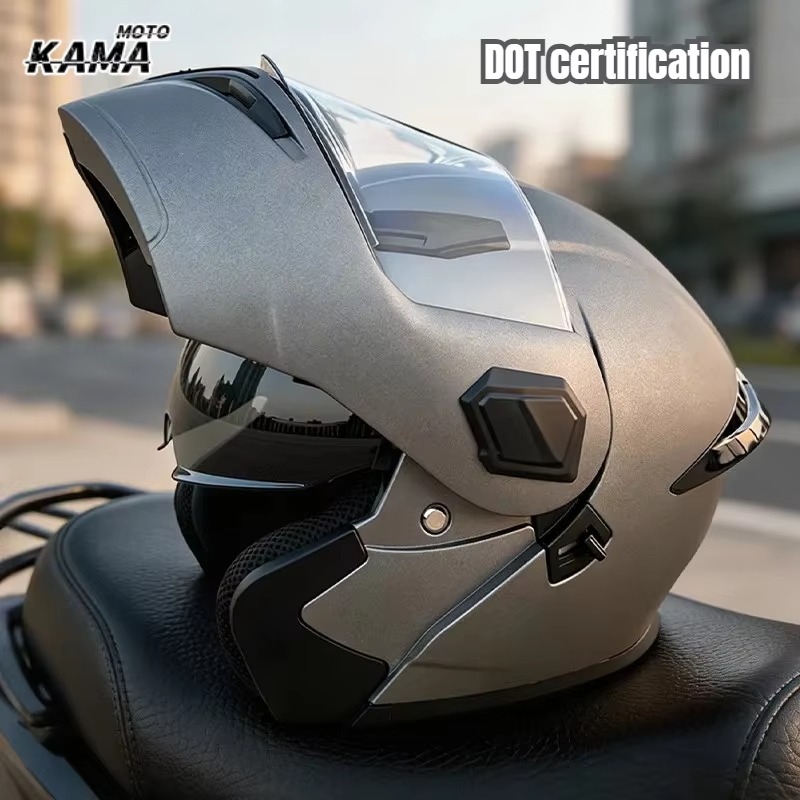 Helm Motor Modular Model Flip  - Modular Flip Up Motorcycle Helmet Dot Approved ulasan dan harga