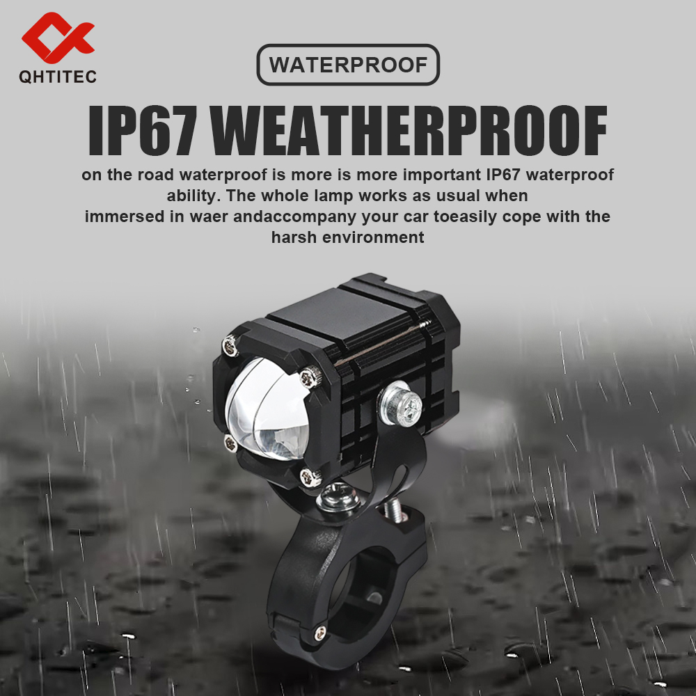 Lampu LED Tambahan Motor IP67  - Universal Motorcycle Led Headlight Projector ulasan dan harga