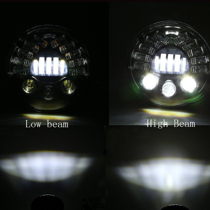 Lampu Depan Proyektor Led Sepe - Universal Motorcycle Led Headlight Projector ulasan dan harga