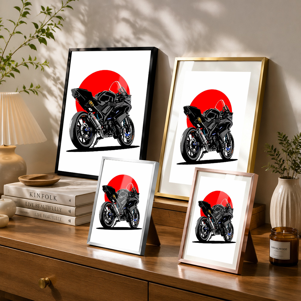 Poster Logam Aluminium Berbing - Riding Gear ulasan dan harga